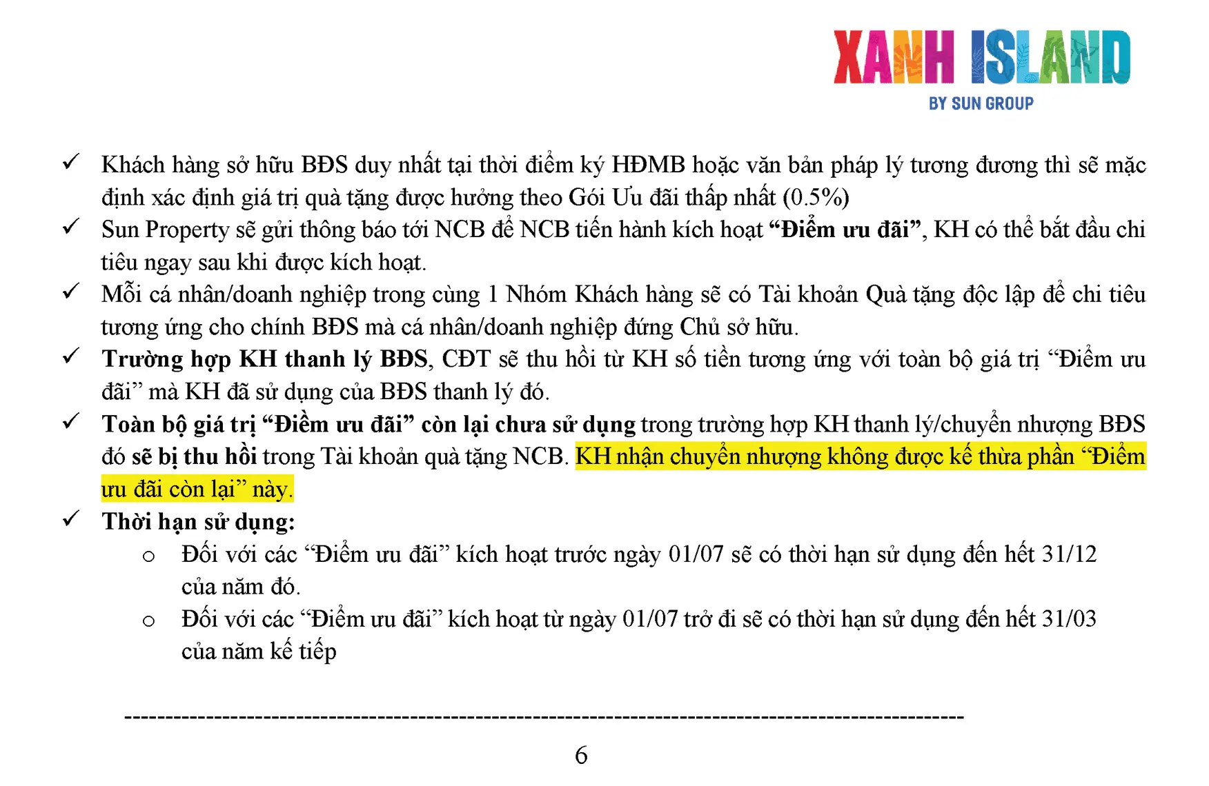 Chính sách ưu đãi và Lịch thanh toán cho The Xanh Sky thuộc dự án Xanh Island – Trang 6 Chính sách ưu đãi và Lịch thanh toán cho The Xanh Sky thuộc dự án Xanh Island - Trang 6