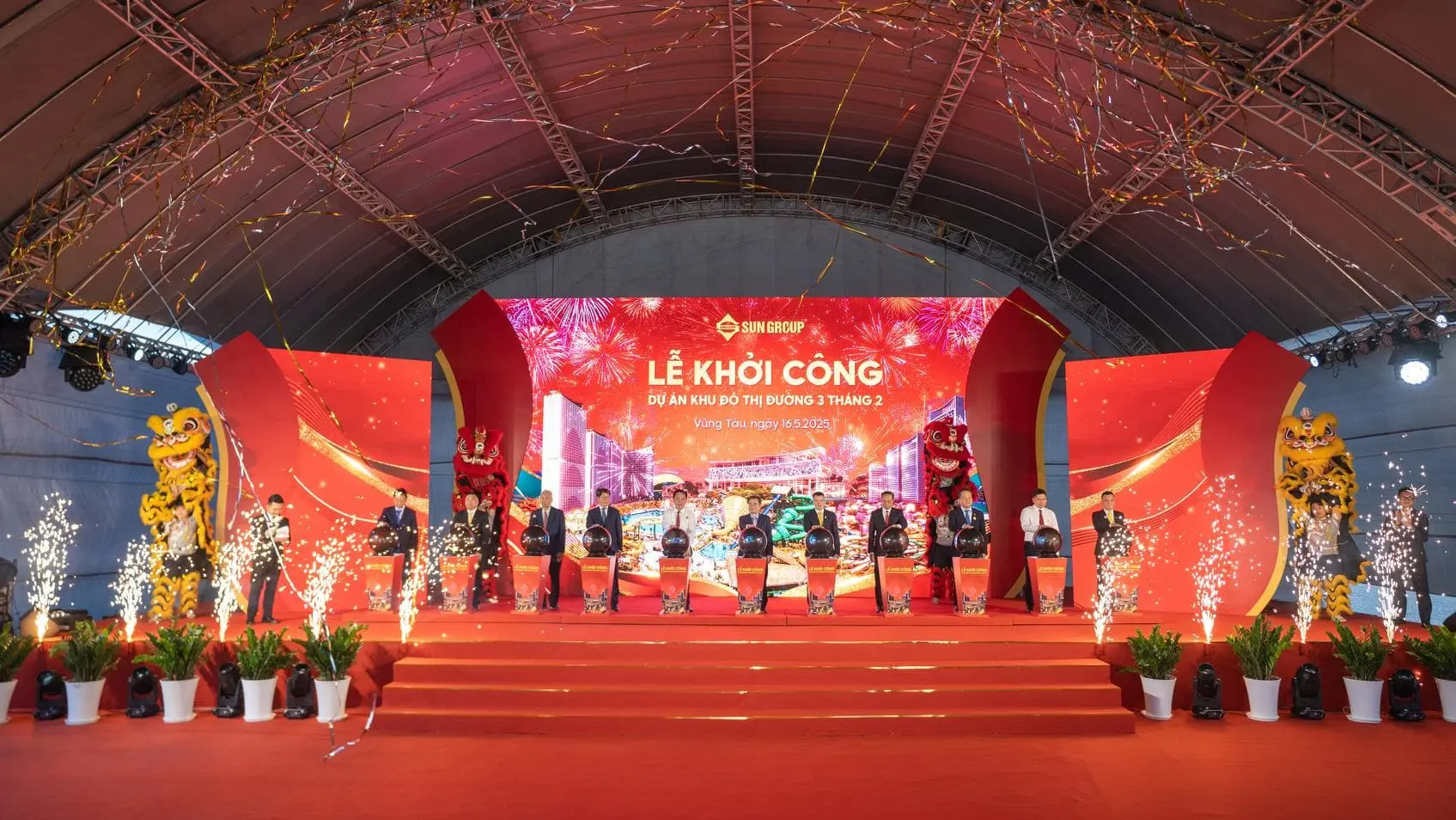 Lễ khởi công dự án Blanca City tại Vũng Tàu, đánh dấu bước ngoặt cho quần thể đô thị mới.