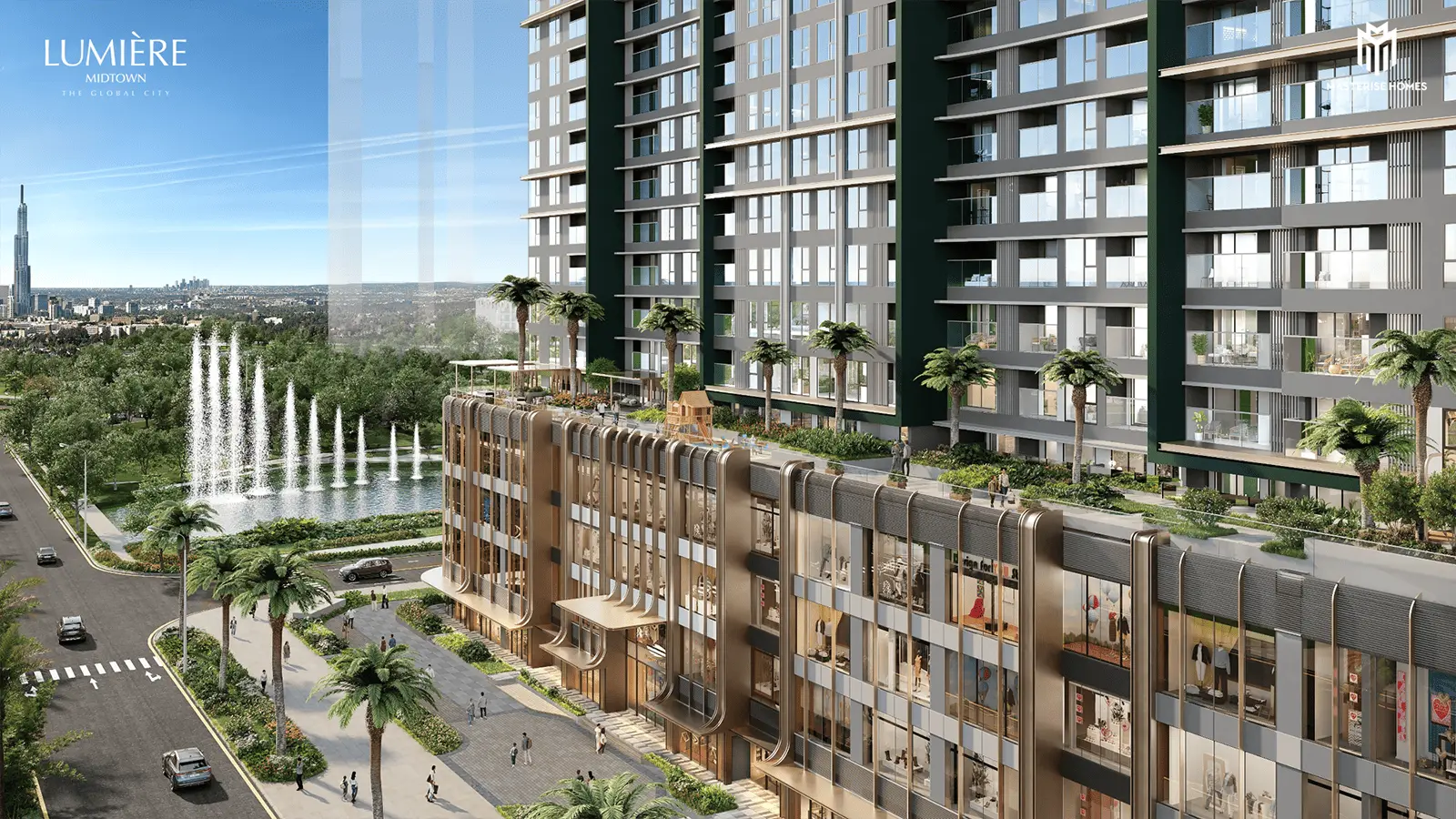 LUMIÈRE Midtown – Biểu tượng sống đẳng cấp tại The Global City, TP. Hồ Chí Minh.