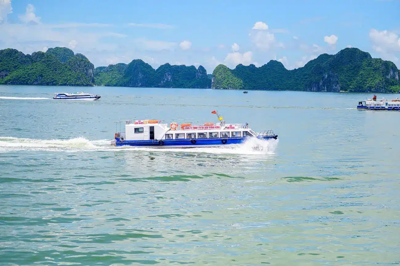 Cano cao tốc đưa khách tới Xanh Island Cát Bà, kết nối lựa chọn du lịch xanh và bền vững.