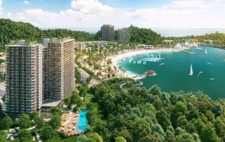 Dự án Xanh Island by Sun Group: Kiến trúc nổi bật hài hòa với thiên nhiên Cát Bà.