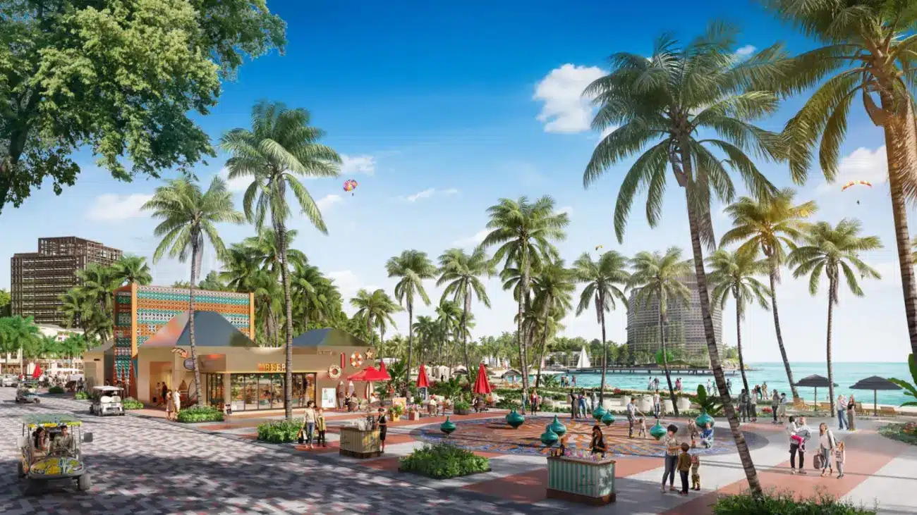 Khu đô thị Xanh Island by Sun Group tạo điểm nhấn với tiện ích phong phú và không gian thư giãn ven biển.