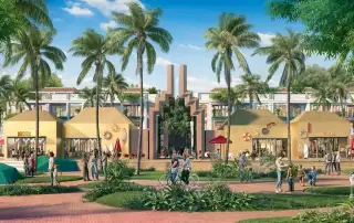 Khung cảnh thơ mộng tại Dự án Xanh Island, nơi cư dân và du khách tận hưởng những tiện ích hiện đại.