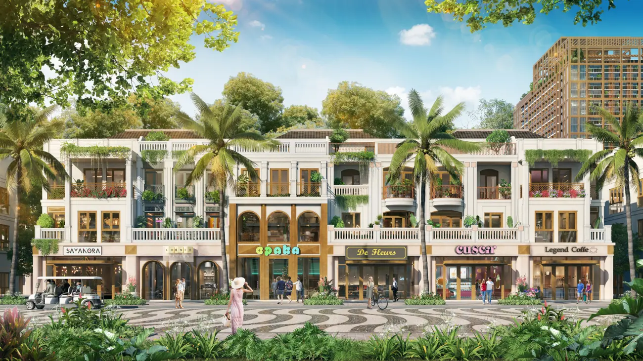 Những dãy nhà phố hiện đại tại Xanh Island Cát Bà, hứa hẹn trở thành biểu tượng của sự phồn vinh và thịnh vượng.