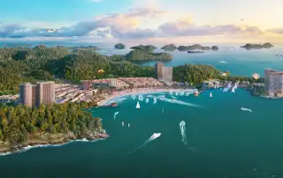 Toàn cảnh dự án Xanh Island với không gian sống xanh và tiện ích đẳng cấp tại Cát Bà.